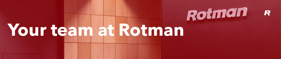 Your team at Rotman Banner
